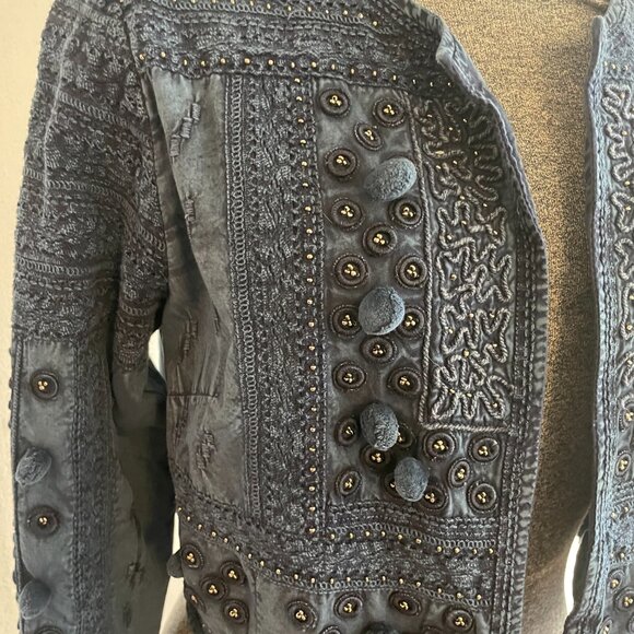 Soft Surroundings Embellished Open Front Jacket - EUC - Picture 2 of 8